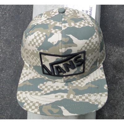 Vans Stamp Camo Army Logo s Skate Co. Snapback Hat One  7429153428470 eb-56444959